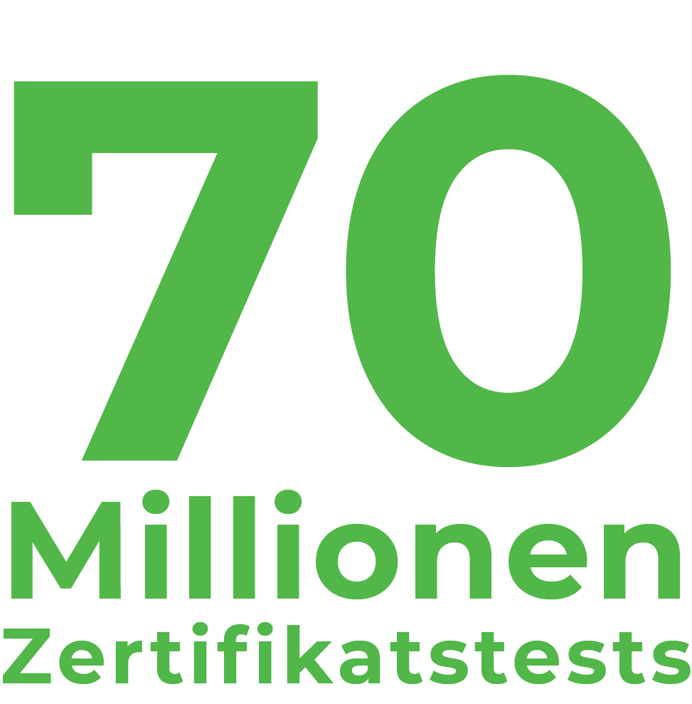 Bisher wurden weltweit 70 Millionen ECDL Tests absolviert.